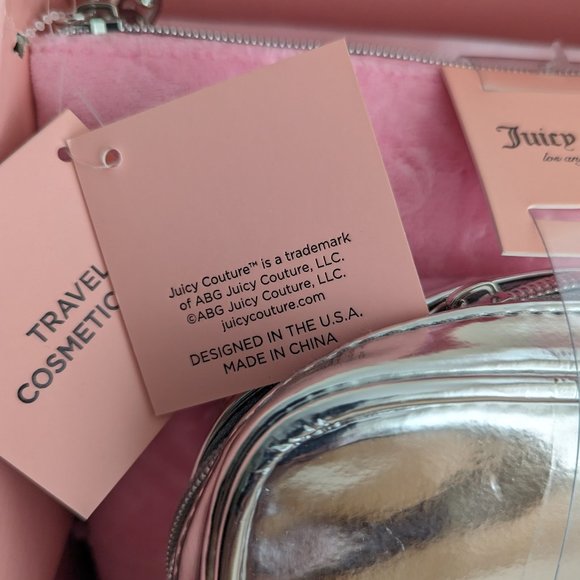 Juicy Couture Cosmetic Bag 2 Piece Gift Set - Picture 3 of 4